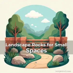 Artistic representation for Landscape Rocks for Small Spaces