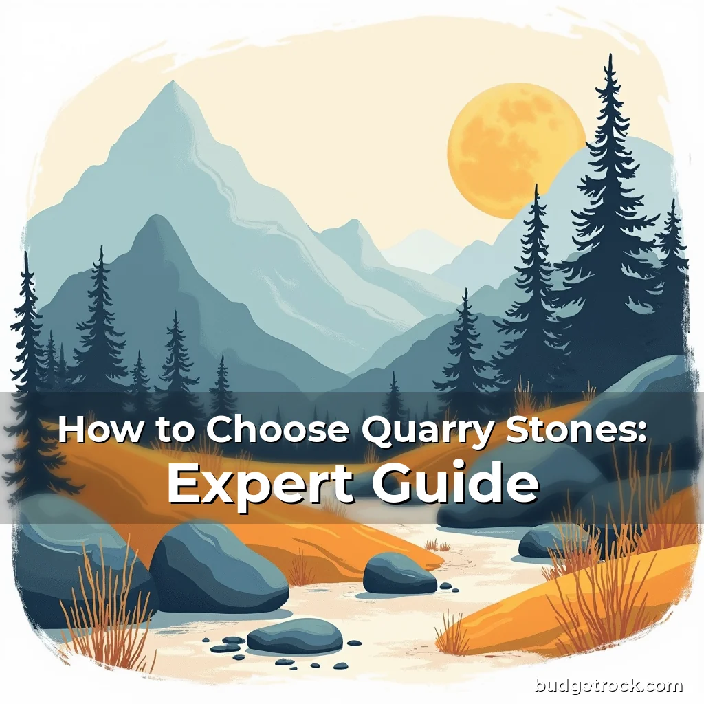 Read more about the article How to Choose Quarry Stones: Expert Guide