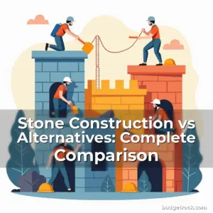 Artistic representation for Stone Construction vs Alternatives: Complete Comparison