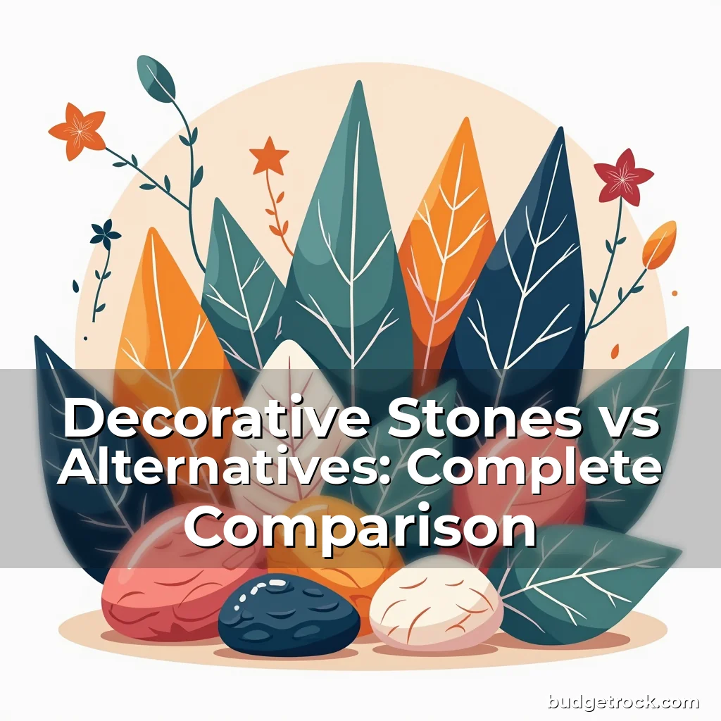 Read more about the article Decorative Stones vs Alternatives: Complete Comparison