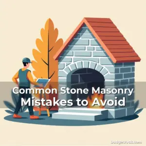Artistic representation for Common Stone Masonry Mistakes to Avoid